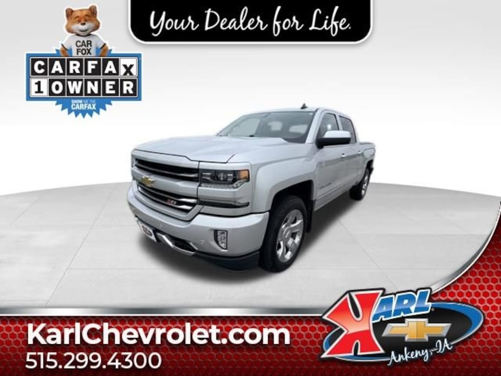Used 2017 Chevrolet Silverado 1500 LTZ Truck Crew Cab