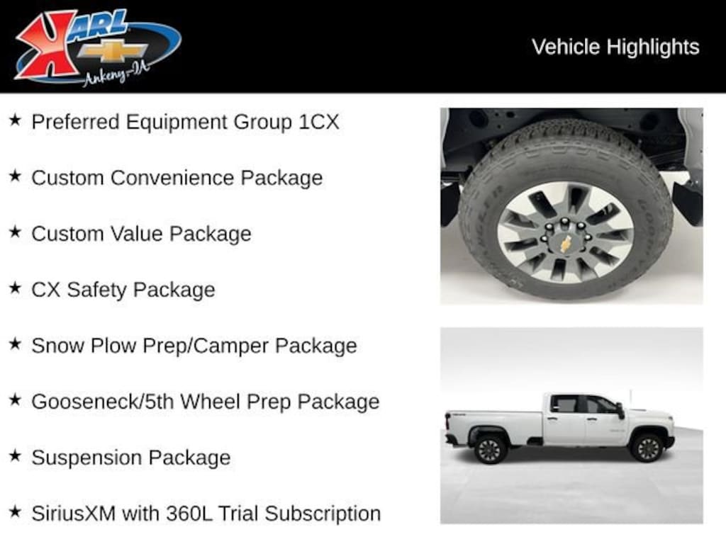 New 2026 Chevrolet Silverado 2500 HD Custom Truck Crew Cab
