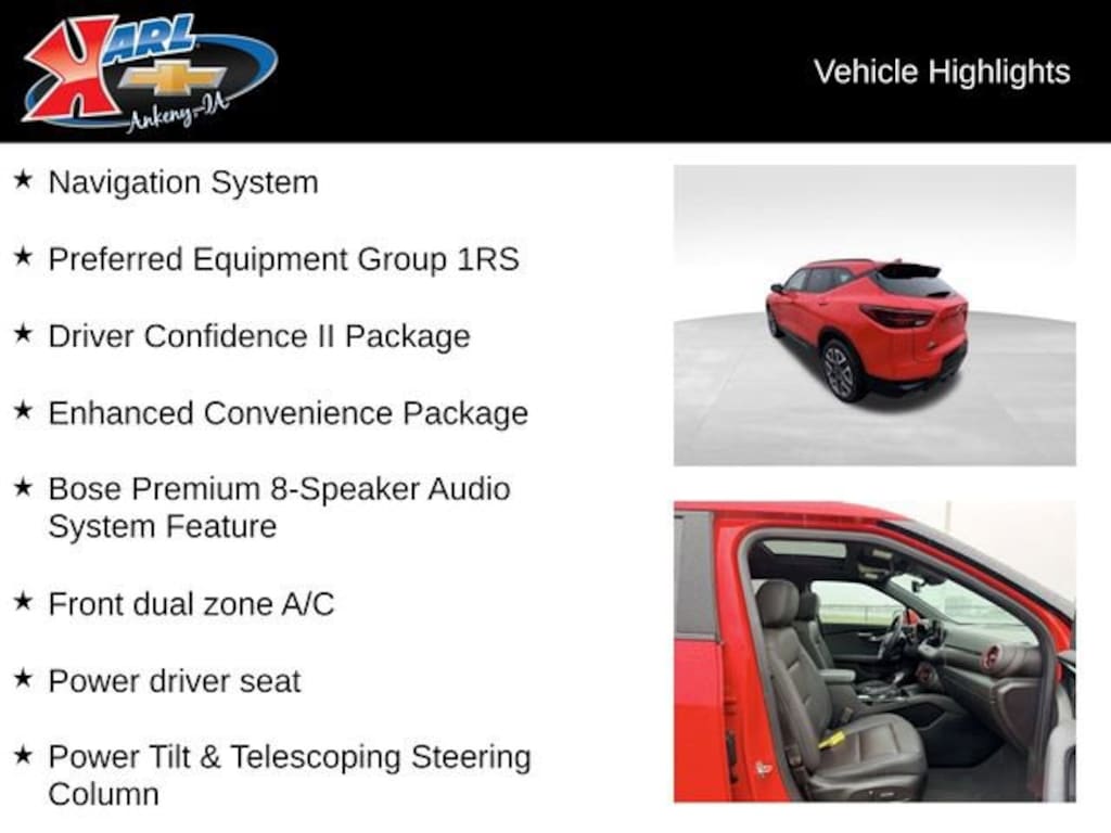 Used 2023 Chevrolet Blazer RS SUV