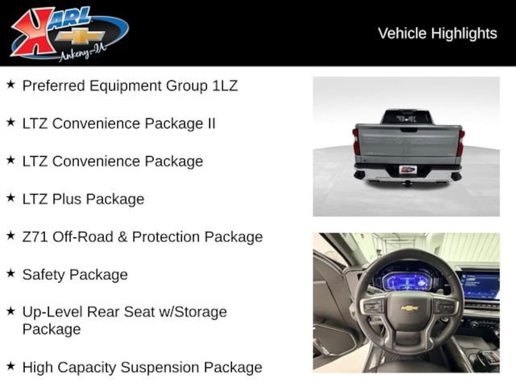 Used 2023 Chevrolet Silverado 1500 LTZ Truck Crew Cab