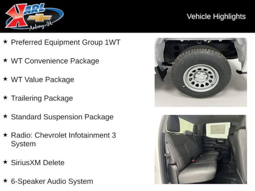 New 2026 Chevrolet Silverado 1500 WT Truck Crew Cab