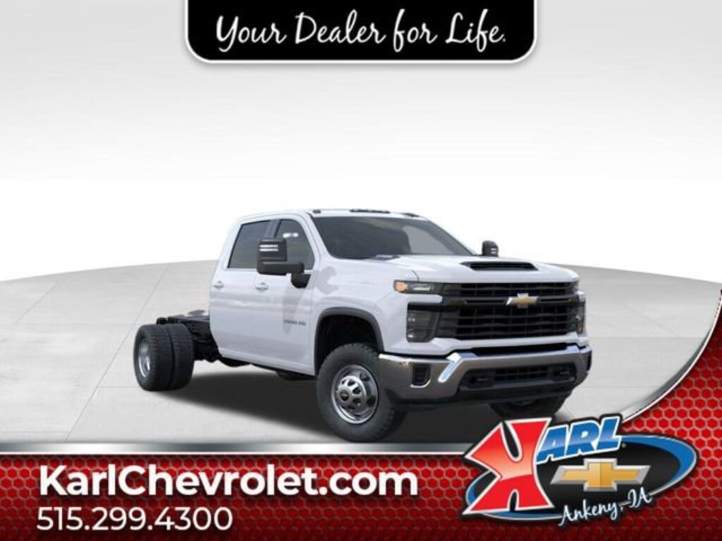 New 2025 Chevrolet Silverado 3500 HD Chassis Cab Work Truck Truck Crew Cab