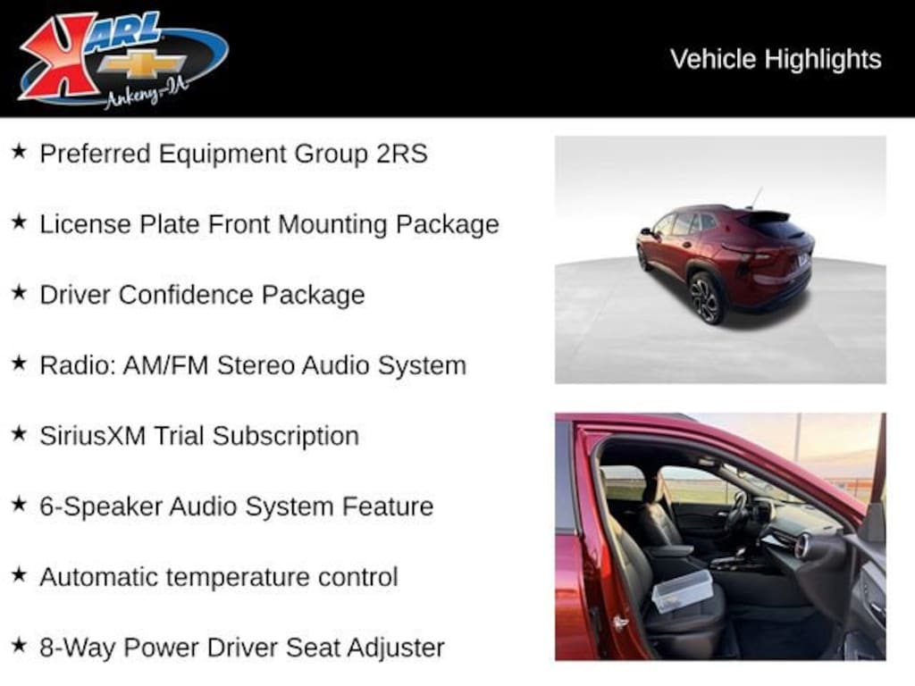 Used 2025 Chevrolet Trax 2RS SUV