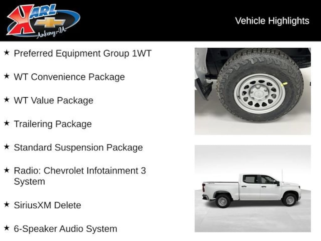New 2026 Chevrolet Silverado 1500 WT Truck Crew Cab