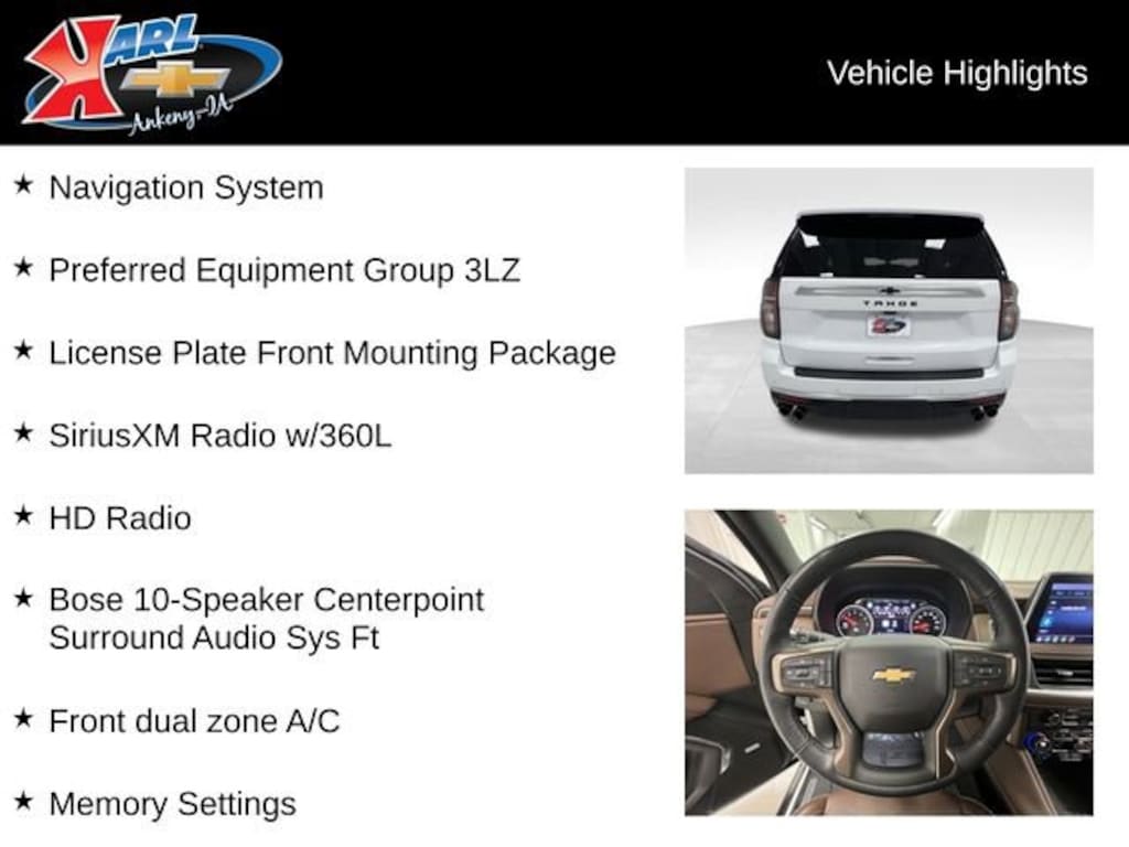 Used 2021 Chevrolet Tahoe High Country SUV