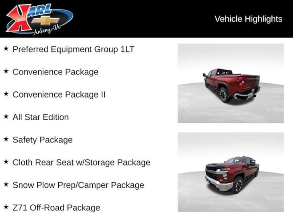 Used 2020 Chevrolet Silverado 2500 HD LT Truck Crew Cab