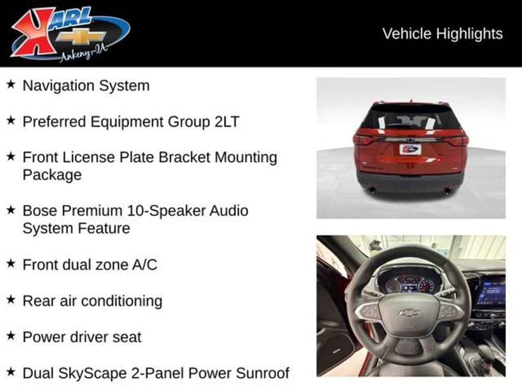 Used 2023 Chevrolet Traverse RS SUV