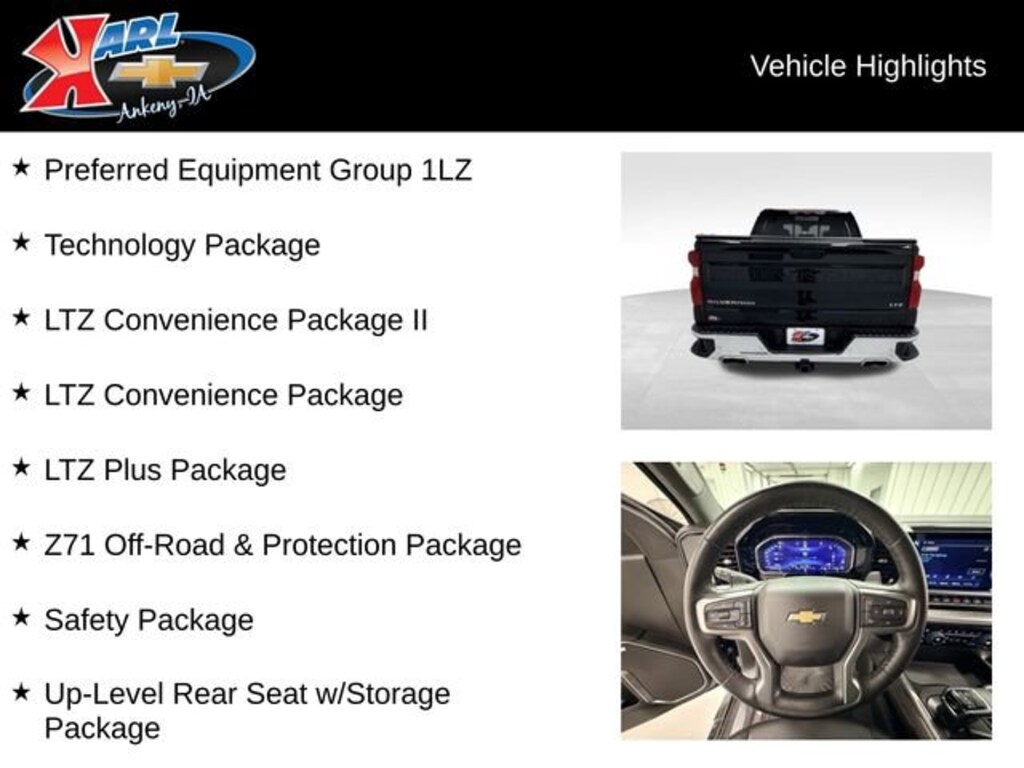 Used 2024 Chevrolet Silverado 1500 LTZ Truck Crew Cab
