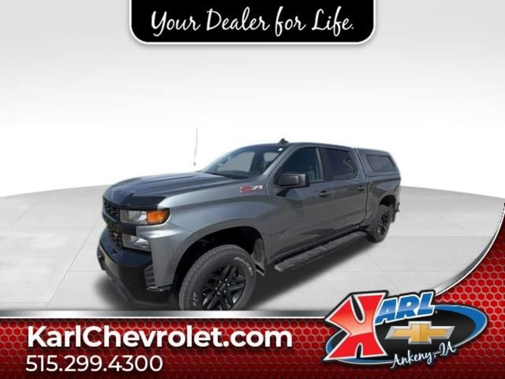 Used 2020 Chevrolet Silverado 1500 Custom Trail Boss Truck Crew Cab