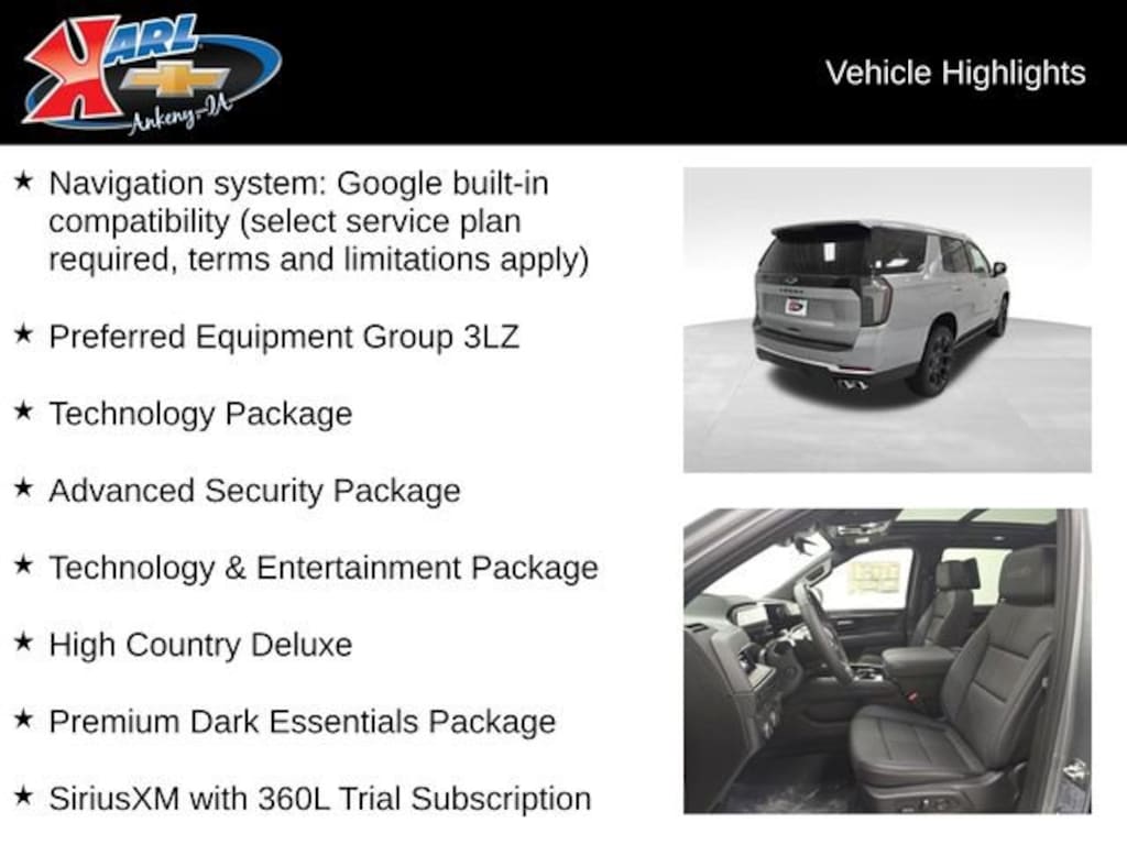 New 2026 Chevrolet Tahoe High Country SUV