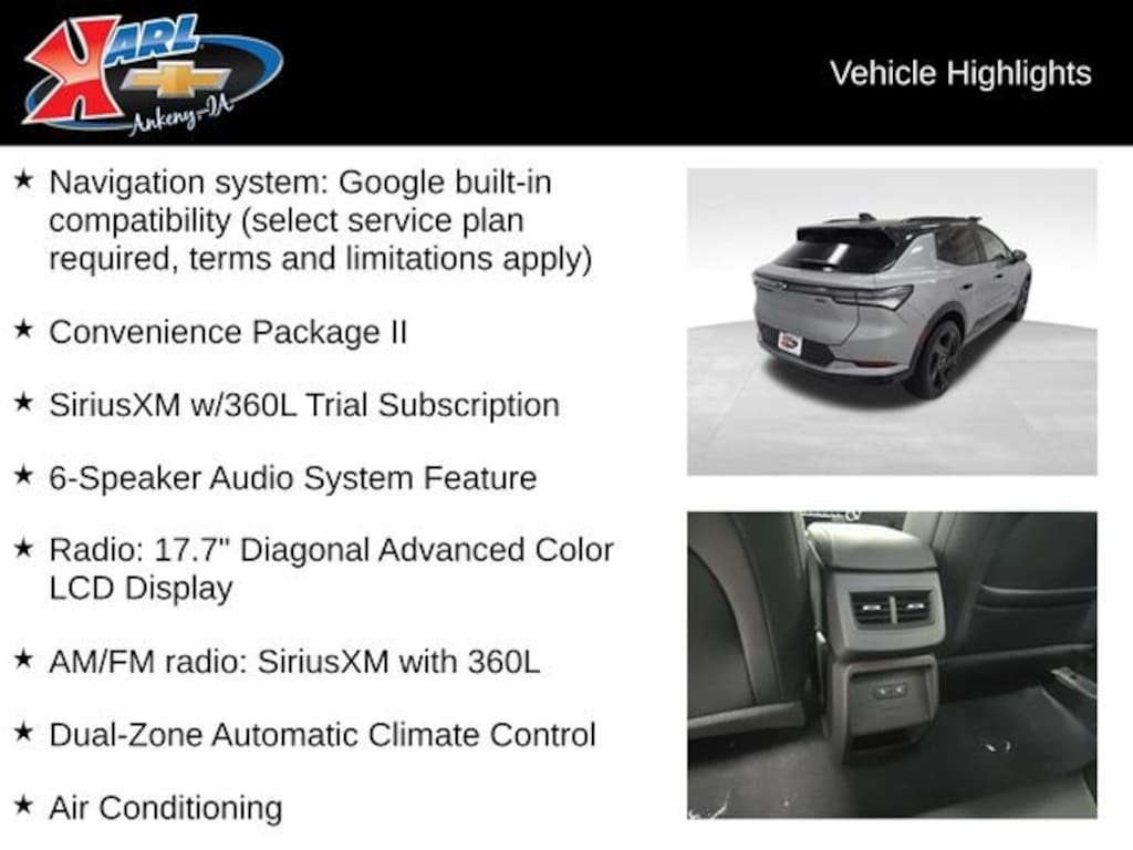 New 2026 Chevrolet Equinox EV RS SUV