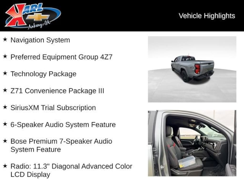 Used 2025 Chevrolet Colorado Z71 Truck Crew Cab