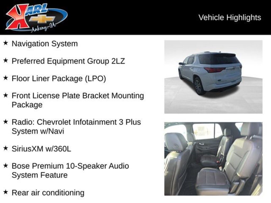 Used 2022 Chevrolet Traverse High Country SUV