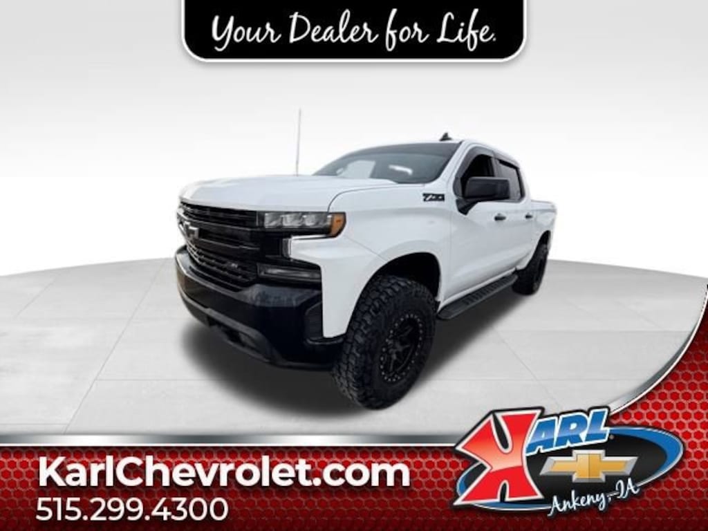 Used 2021 Chevrolet Silverado 1500 LT Trail Boss Truck Crew Cab