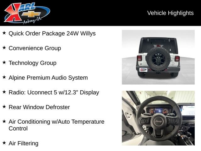 2024 Jeep Wrangler Willys photo 2
