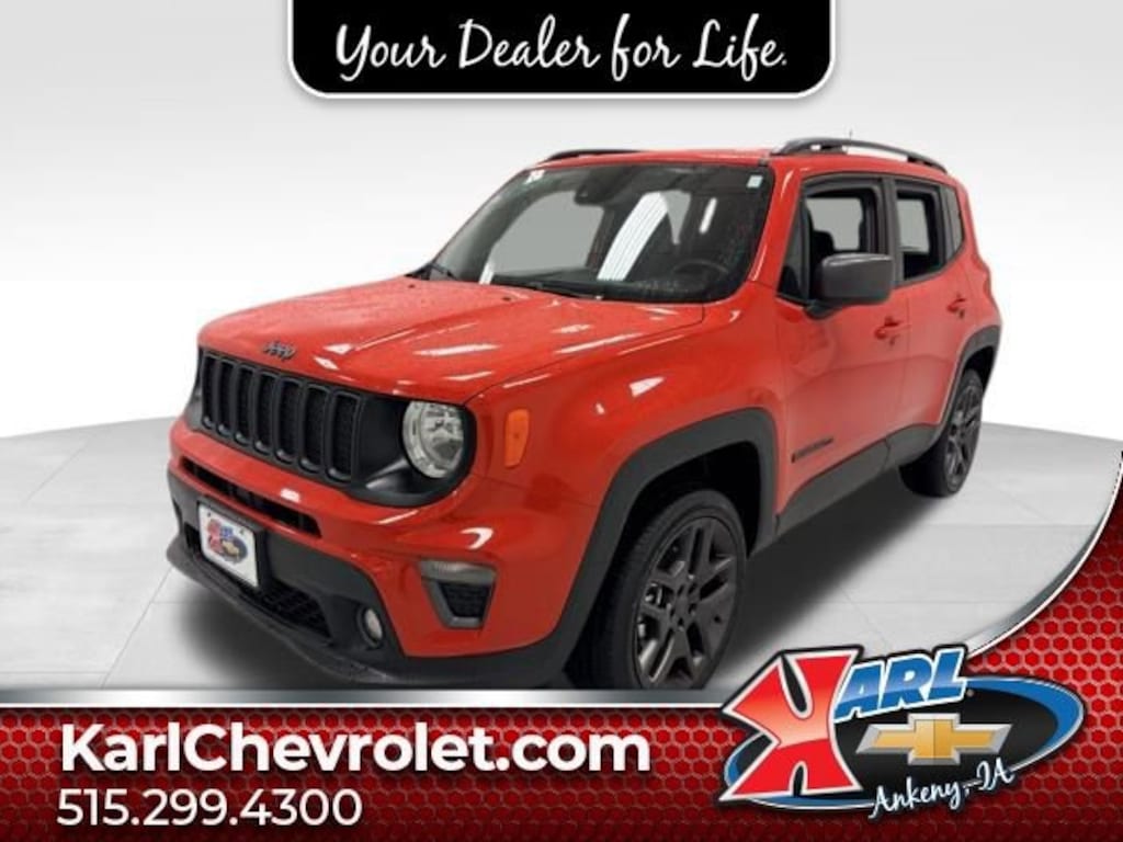 Used 2021 Jeep Renegade 80th Anniversary 4X4 SUV