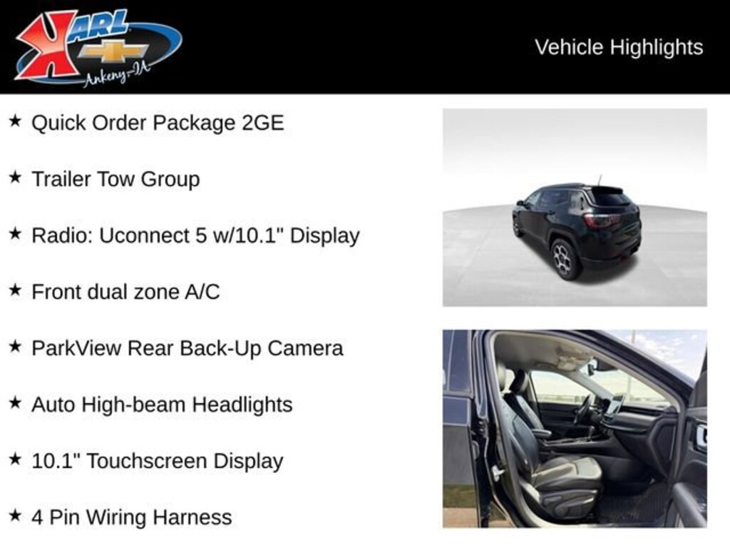 Used 2022 Jeep Compass Trailhawk 4x4 SUV