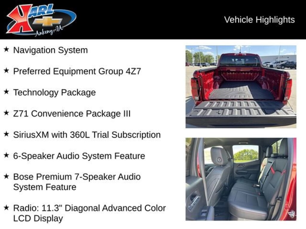 New 2026 Chevrolet Colorado Z71 Truck Crew Cab