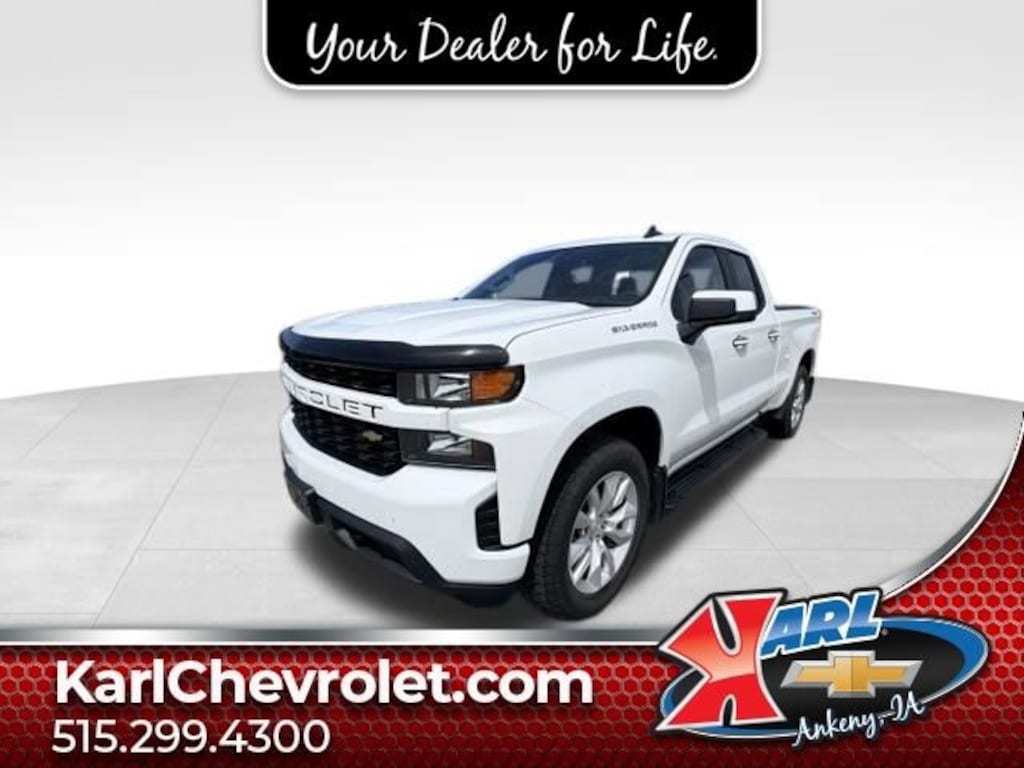 Used 2019 Chevrolet Silverado 1500 Custom Truck Double Cab