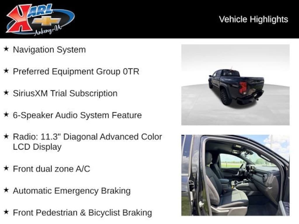 Used 2025 Chevrolet Colorado Trail Boss Truck Crew Cab