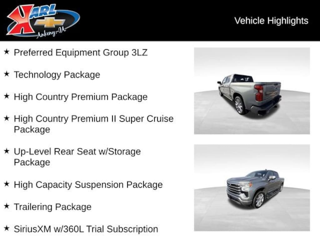 Used 2026 Chevrolet Silverado 1500 High Country Truck Crew Cab