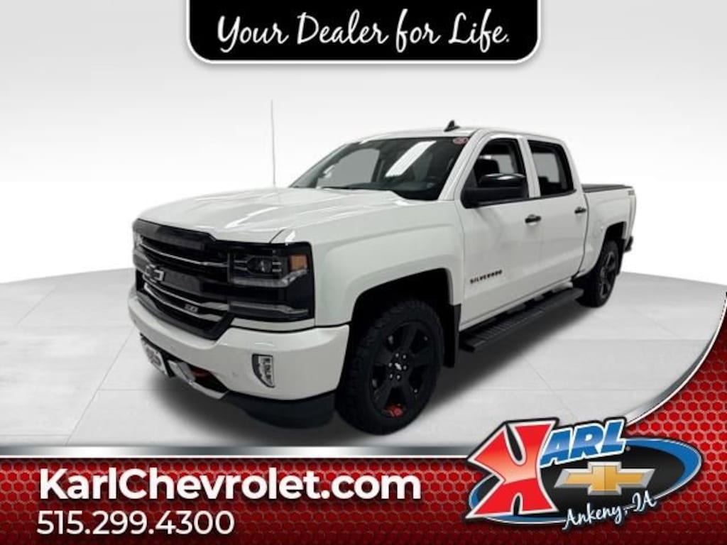 Used 2018 Chevrolet Silverado 1500 LTZ Truck Crew Cab