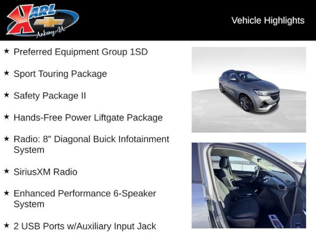 Used 2023 Buick Encore GX Select SUV