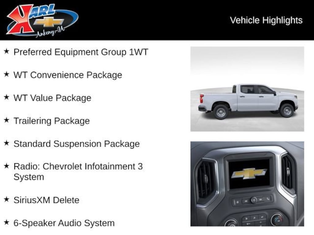 New 2026 Chevrolet Silverado 1500 WT Truck Crew Cab