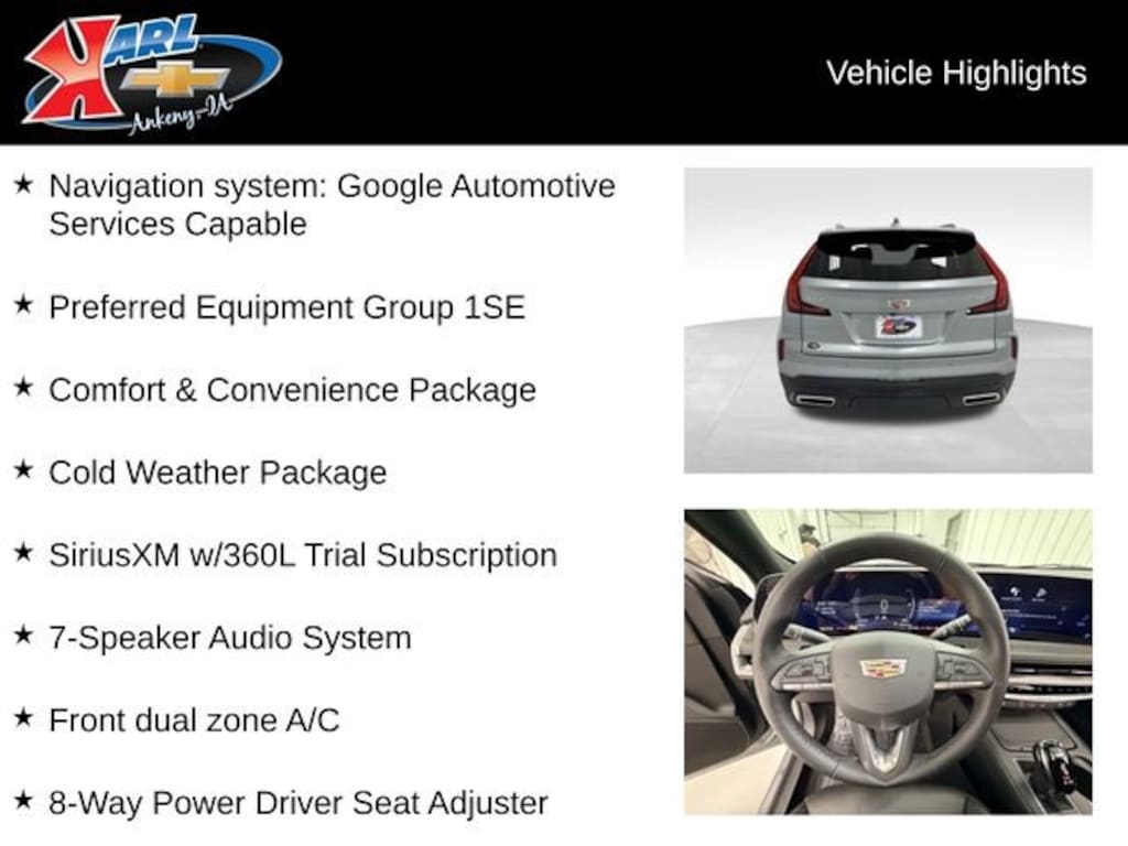 Used 2025 CADILLAC XT4 Premium Luxury SUV