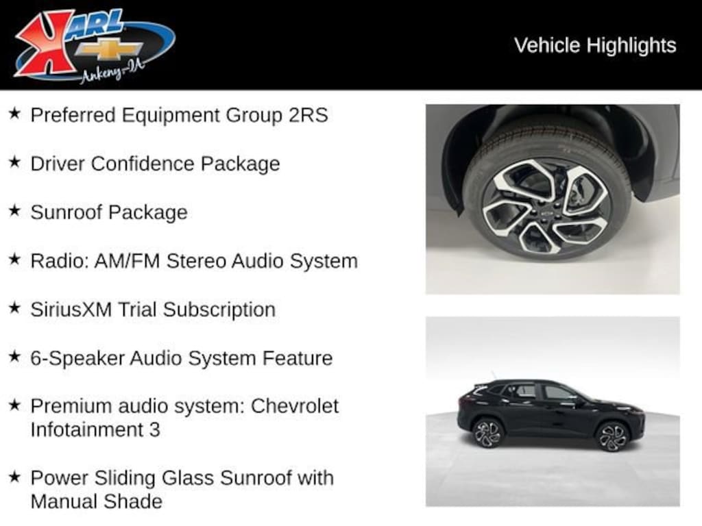 New 2026 Chevrolet Trax 2RS SUV