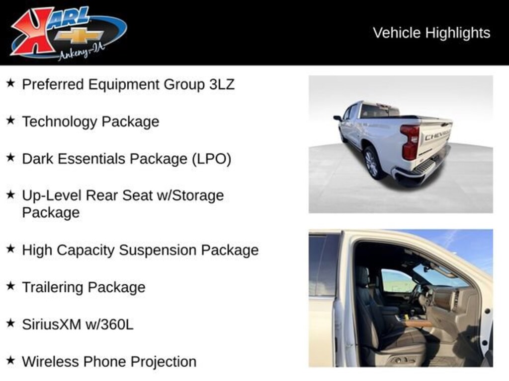 Used 2023 Chevrolet Silverado 1500 High Country Truck Crew Cab