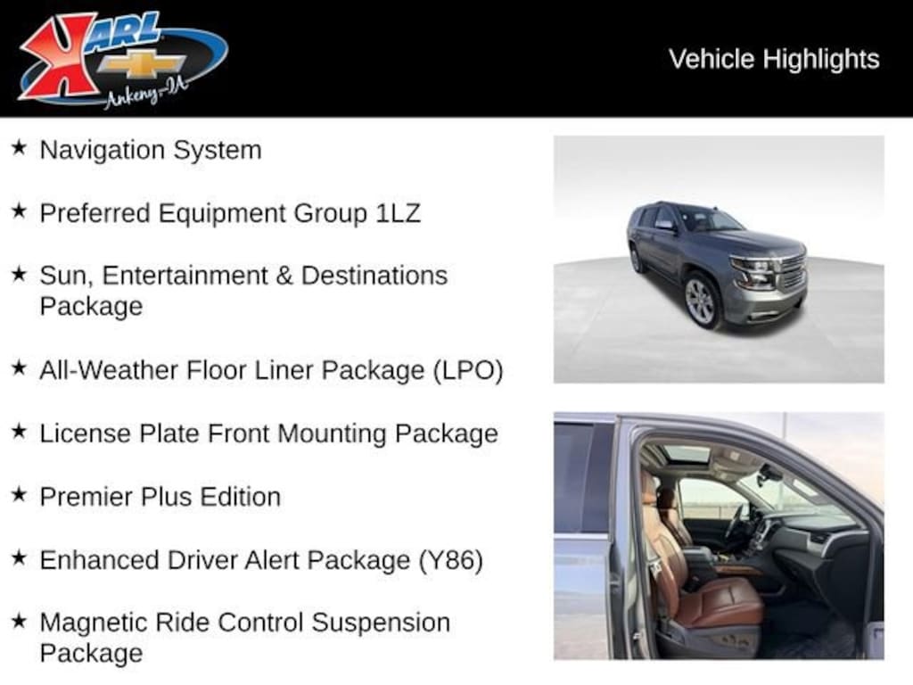 Used 2020 Chevrolet Tahoe Premier SUV