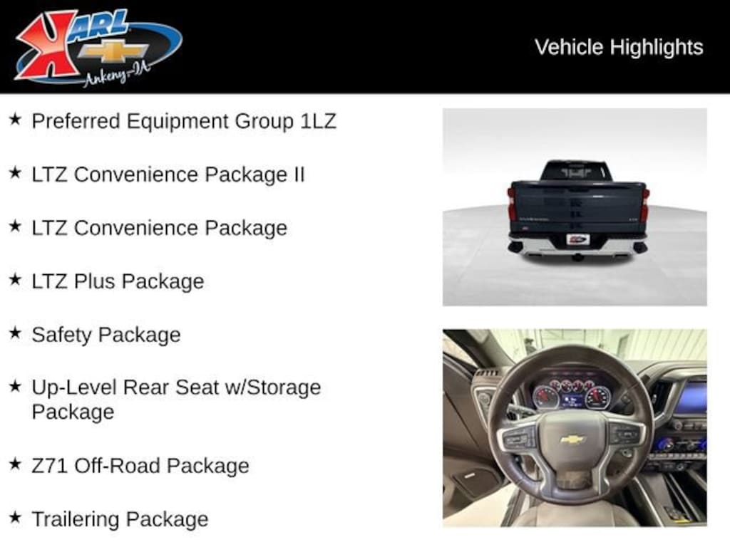 Used 2022 Chevrolet Silverado 1500 LTD LTZ Truck Crew Cab