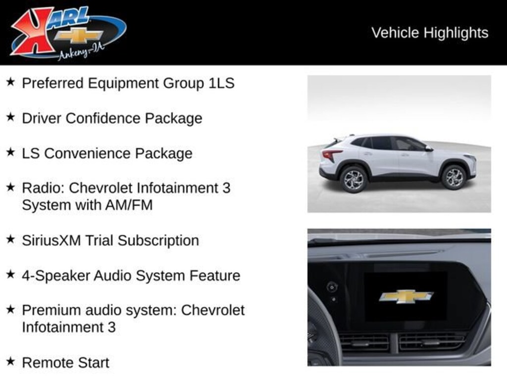 New 2026 Chevrolet Trax LS SUV