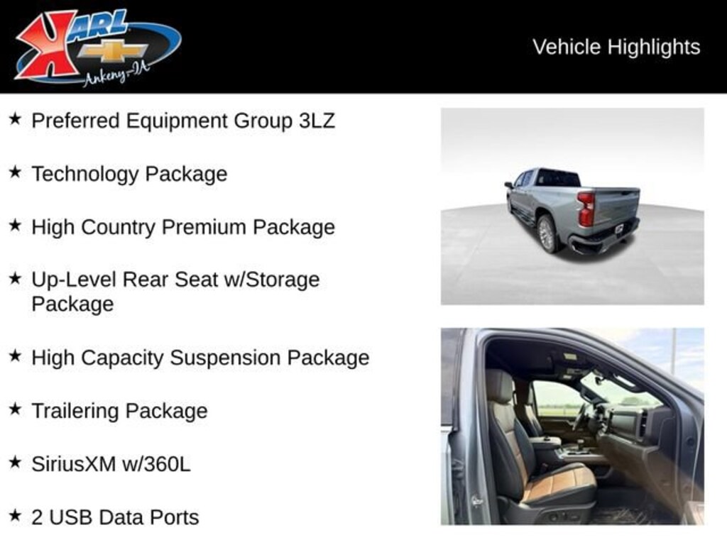 Used 2024 Chevrolet Silverado 1500 High Country Truck Crew Cab