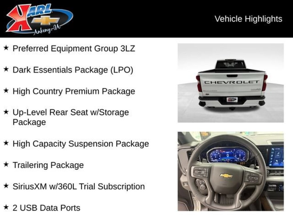 Used 2025 Chevrolet Silverado 1500 High Country Truck Crew Cab