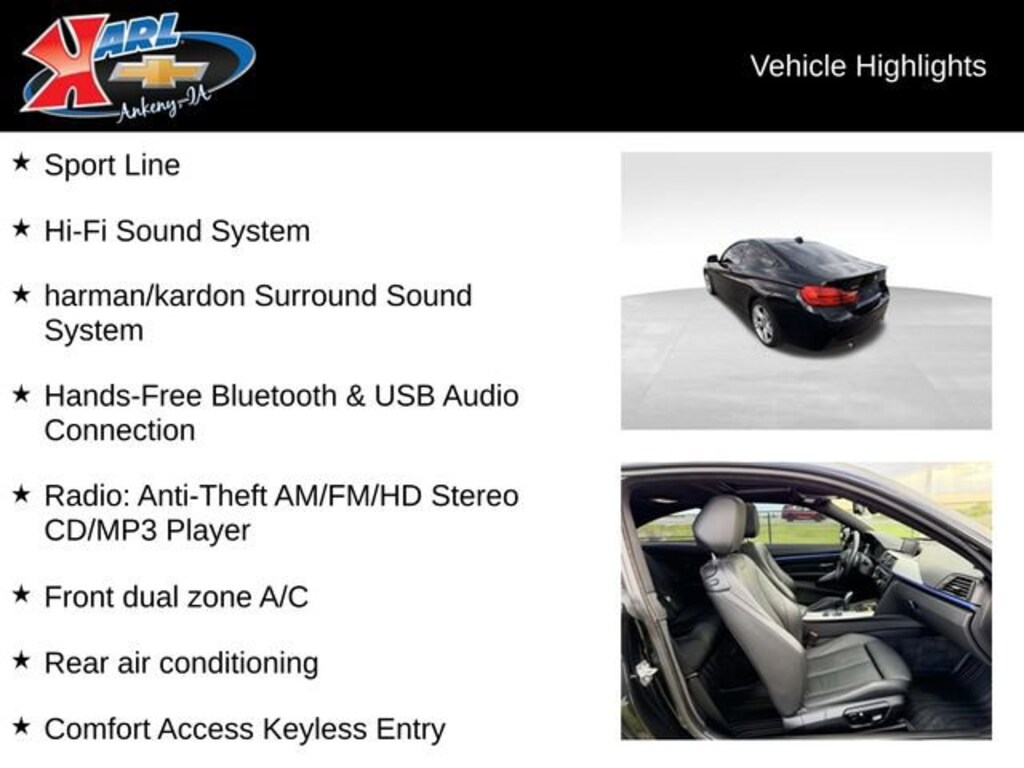 Used 2015 BMW 435i xDrive Coupe
