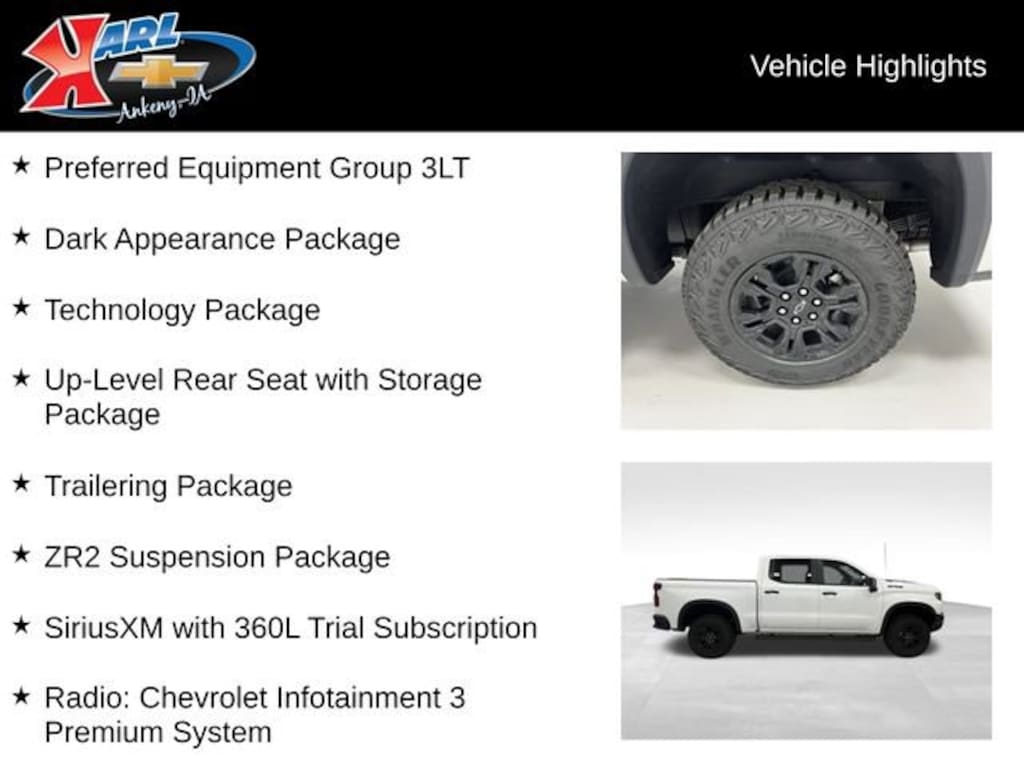 New 2026 Chevrolet Silverado 1500 ZR2 Truck Crew Cab