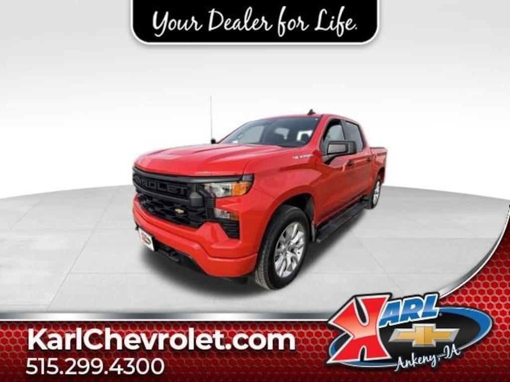 Used 2023 Chevrolet Silverado 1500 Custom Truck Crew Cab