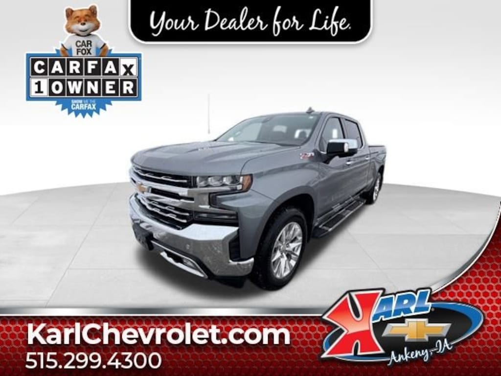 Used 2019 Chevrolet Silverado 1500 LTZ Truck Crew Cab