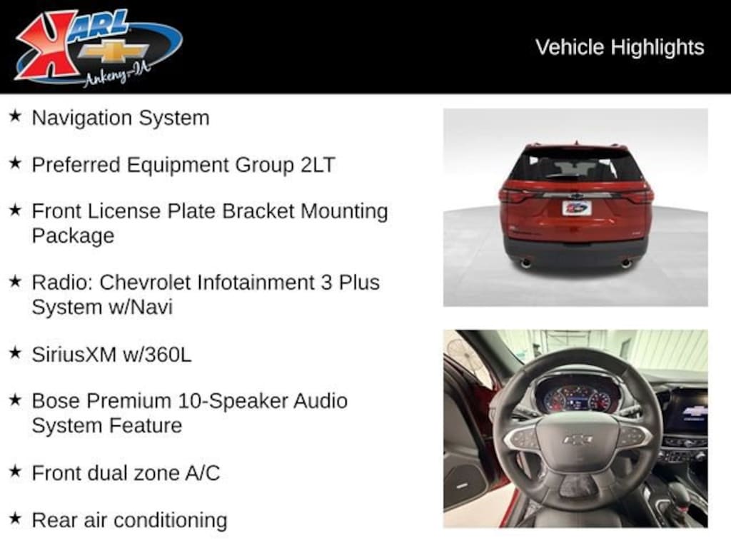 Used 2023 Chevrolet Traverse RS SUV