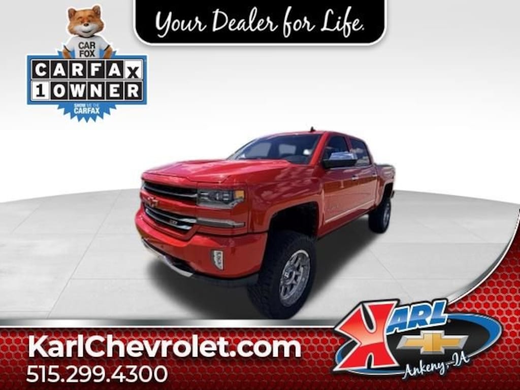 Used 2017 Chevrolet Silverado 1500 LTZ Truck Crew Cab