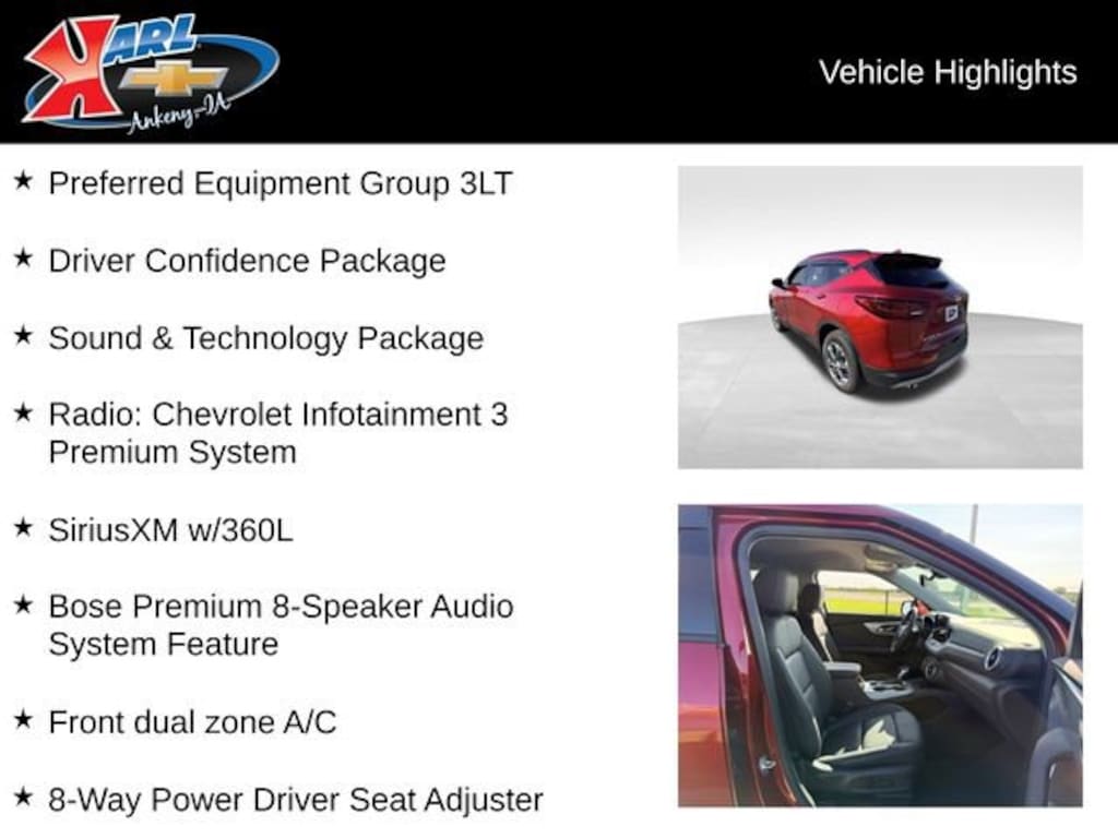 Used 2023 Chevrolet Blazer 3LT SUV
