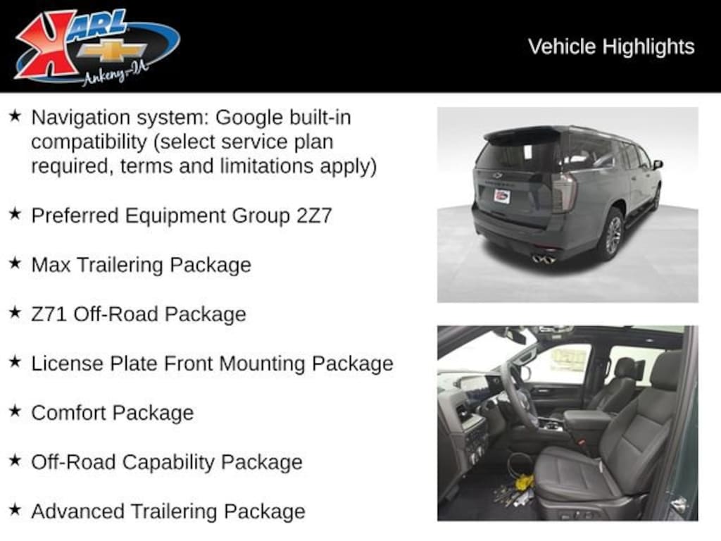 New 2026 Chevrolet Suburban Z71 SUV