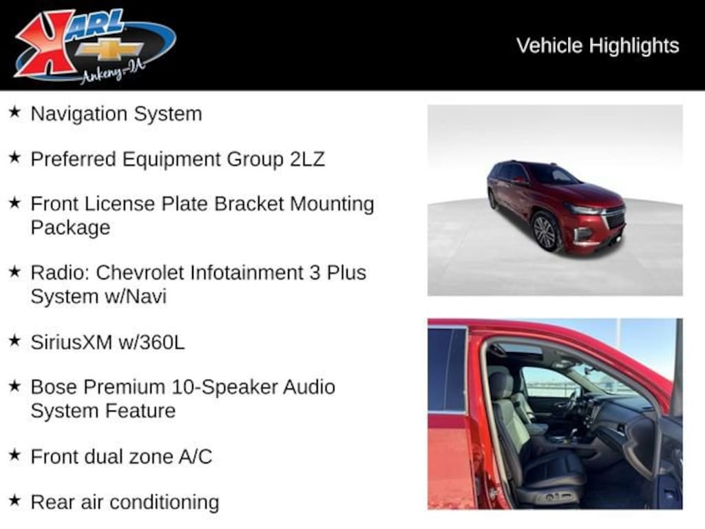 Used 2023 Chevrolet Traverse High Country SUV