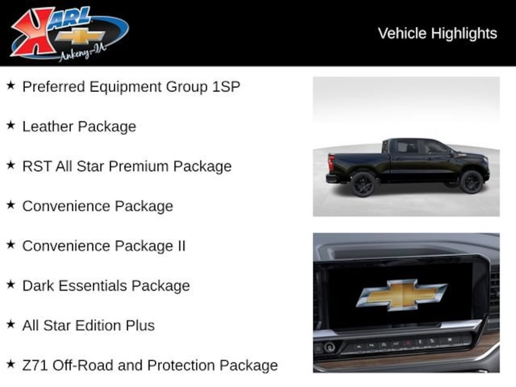 New 2026 Chevrolet Silverado 1500 RST Truck Crew Cab
