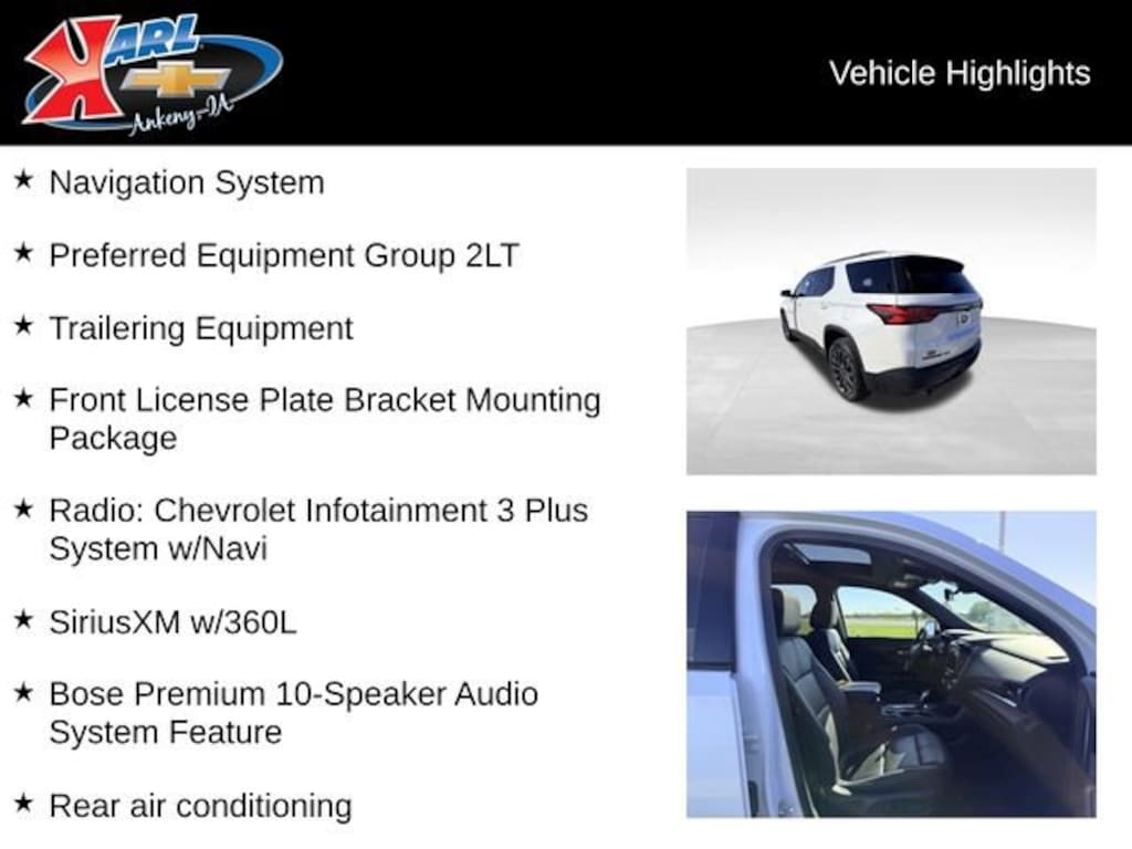 Used 2023 Chevrolet Traverse RS SUV