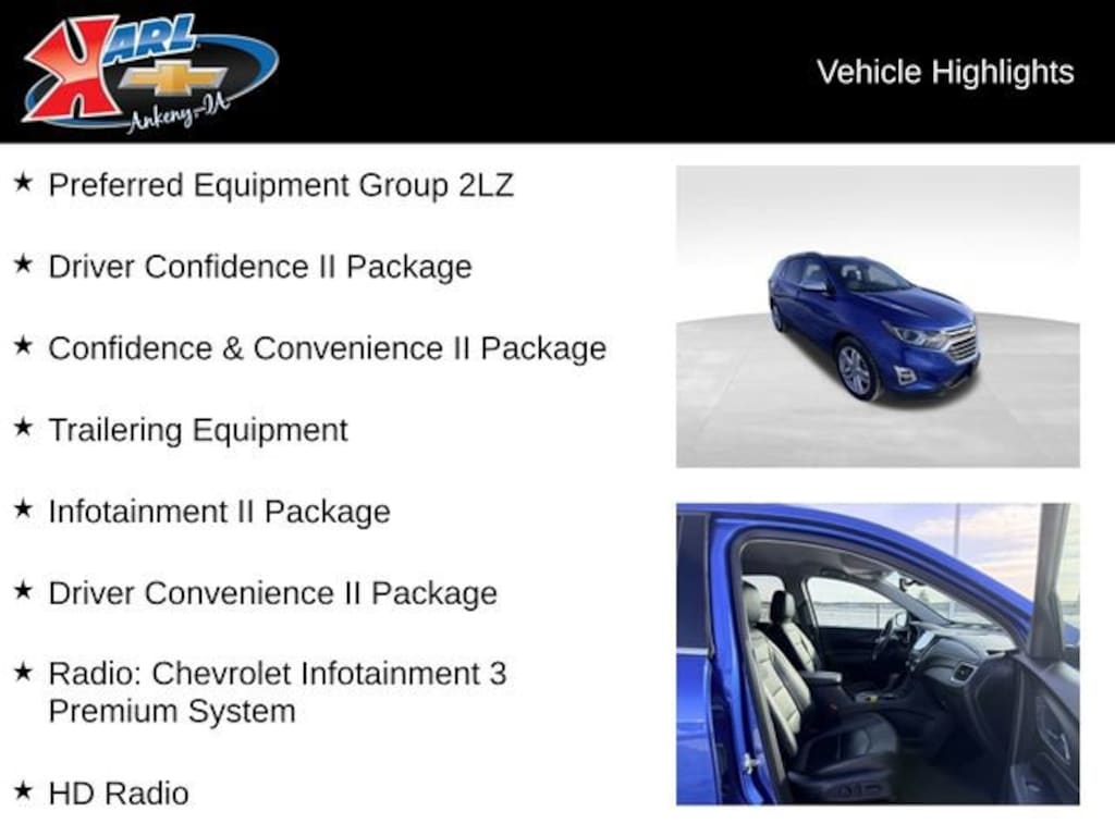 Used 2019 Chevrolet Equinox Premier SUV