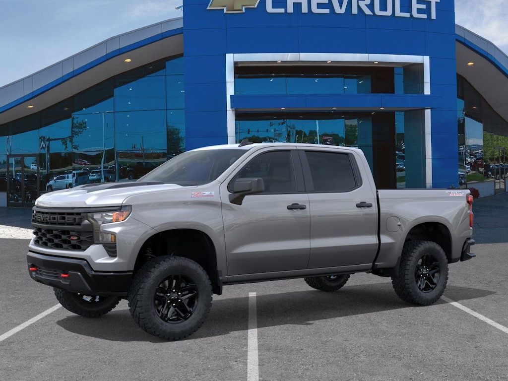 New 2026 Chevrolet Silverado 1500 Custom Trail Boss Truck Crew Cab