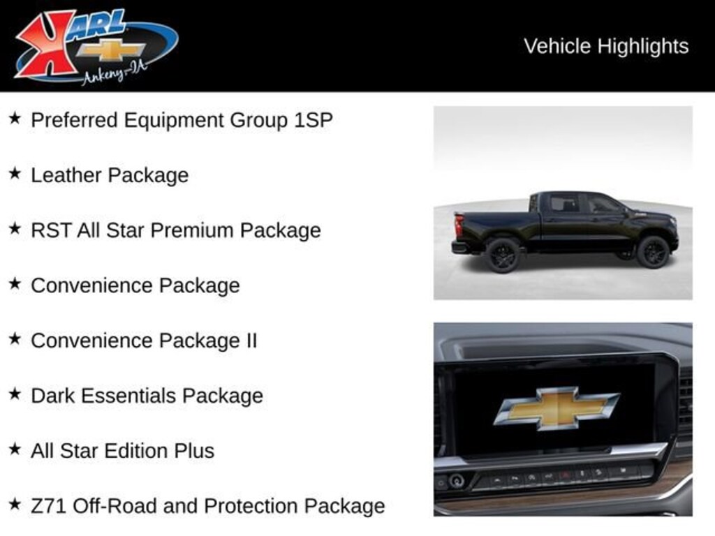 New 2026 Chevrolet Silverado 1500 RST Truck Crew Cab